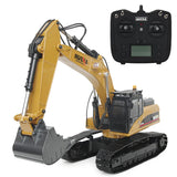 Escavadeira Huina 1580 V5 em Metal (Controle Remoto) – Escala 1/14
