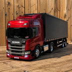 Scania G370 vermelho metálico Escala 1/24 (Controle Remoto)