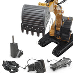 Escavadeira Huina 1580 V5 em Metal (Controle Remoto) – Escala 1/14