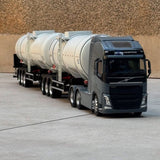 Miniatura Volvo FH Globetrotter Rodotrem Tanque Duplo  1/24