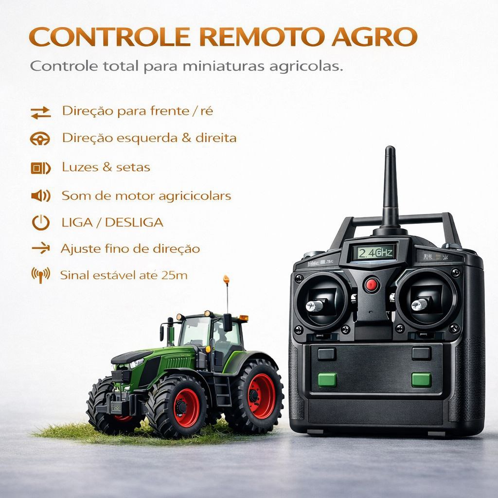 Miniatura do Pulverizador Jacto Uniport 3030 3030 – Escala 1/32 (Controle Remoto)