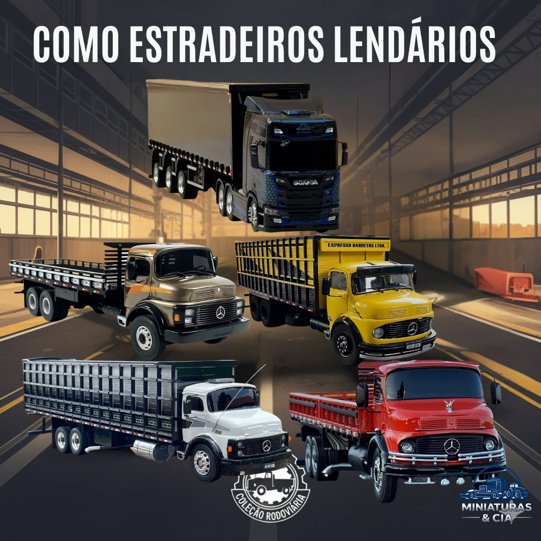 🔥 Combo Estradeiros Lendários – Miniaturas & Cia