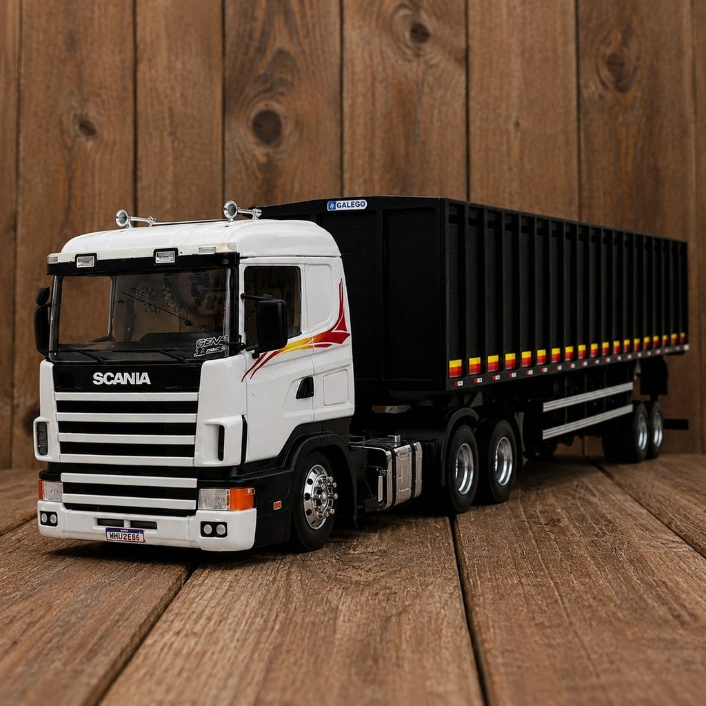 Scania V8 R730 Graneleiro Escala 1/24 (Controle Remoto)
