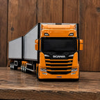 SCANIA R540 6X4 + rodotrem baú randon Escala 1/24 (Controle Remoto)