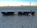 Miniatura Volvo FH + Rodocaçamba Randon com Dolly Rebaixado – Escala 1/24 (Personalizável)