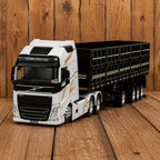 Volvo FH Globetrotter + bitrem graneleiro Escala 1/24 (Controle Remoto)