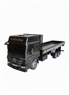 Miniatura Mercedes-Benz Atego 2429 Carroceria Preta (Escala 1/24)