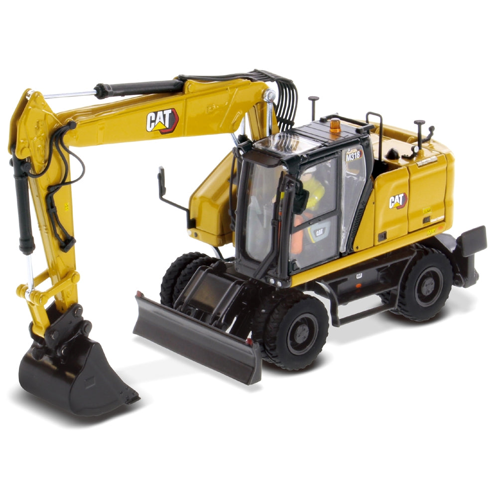 CAT M318 Escavadeira de Rodas (Controle Remoto) – Escala 1/14