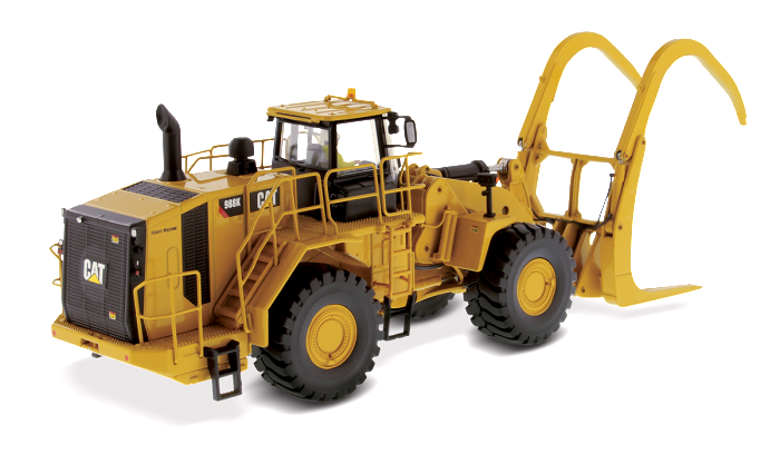 CAT 988K Pá Carregadeira com Garra (Controle Remoto) – Escala 1/14