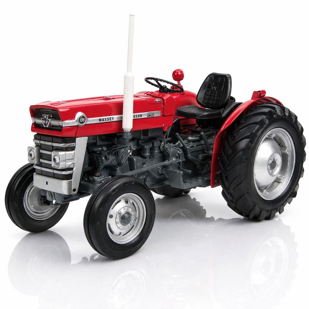 Miniatura Trator Massey Ferguson 135 1965 1/24 com (Controle Remoto)