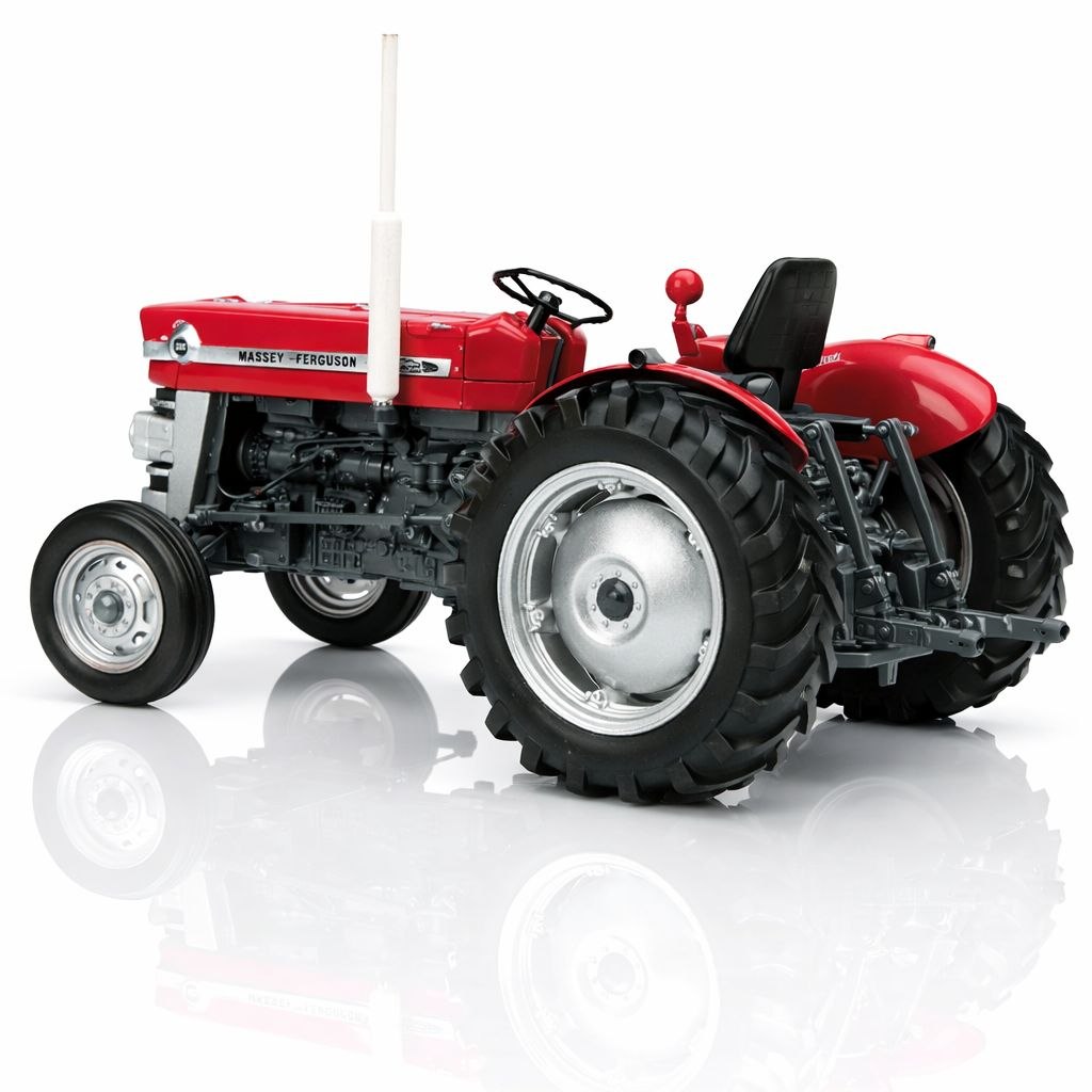 Miniatura Trator Massey Ferguson 135 1965 1/24 com (Controle Remoto)