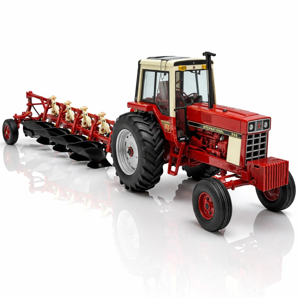 International Harvester 986 com Arado Articulado (Controle Remoto) – Escala 1/24