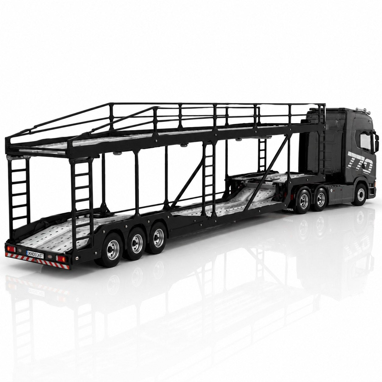 Scania 770 S V8 + Carreta Cegonha – Escala 1/24 (Controle Remoto)